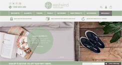 Desktop Screenshot of eastwindtextiles.com.au